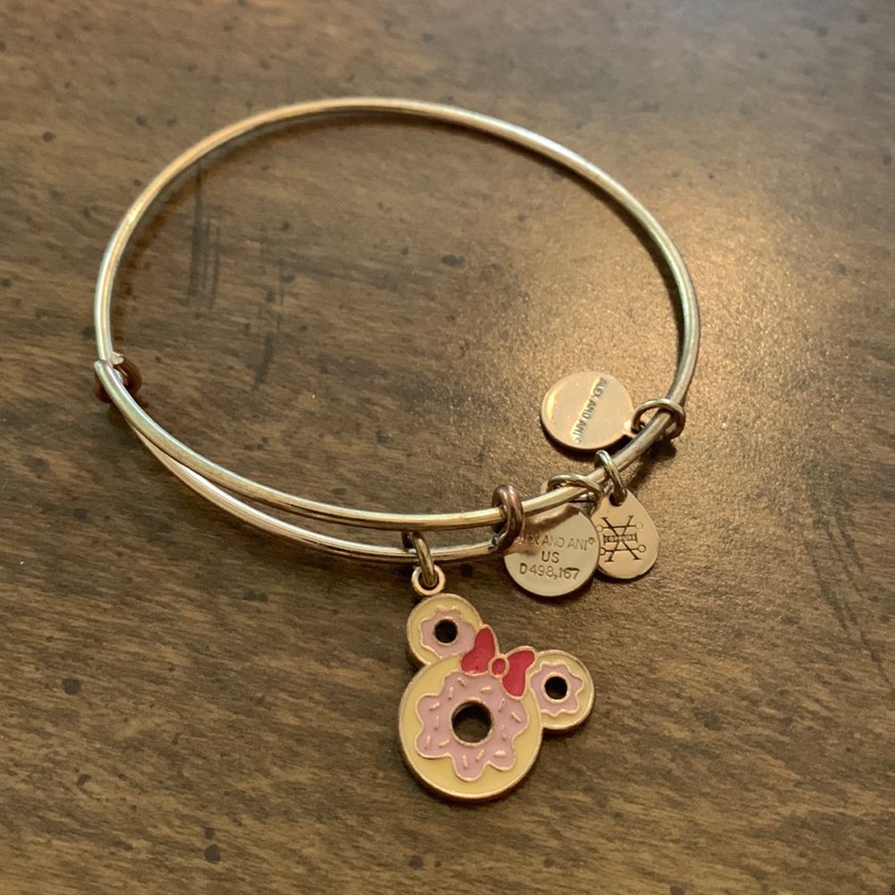 Alex and ani Minnie donut bracelet